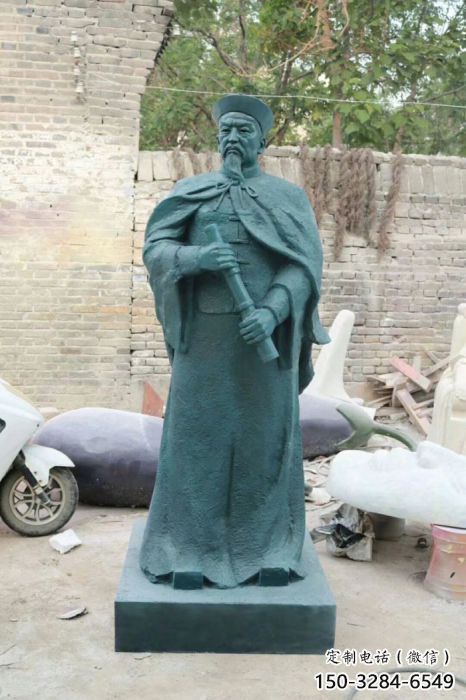 玻璃钢林则徐雕塑 名人雕塑 步行街肖像雕塑 玻璃钢林则徐雕塑 名人雕塑 步行街肖像雕塑