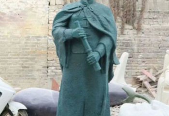 玻璃钢林则徐雕塑 名人雕塑 步行街肖像雕塑
