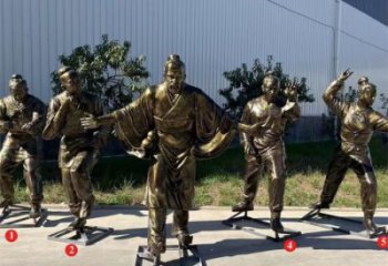 大门口华佗雕塑厂 公园名医雕塑 仿真药王雕塑