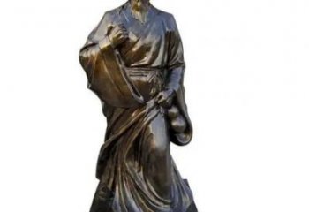 户外华佗雕塑厂 喷漆名医雕塑 玻璃钢药王雕塑
