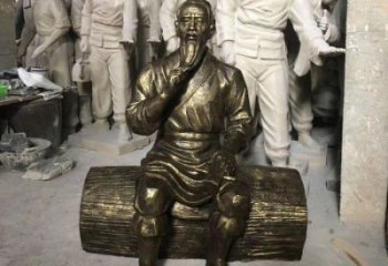 景观鲁班雕塑 玻璃钢手艺人雕塑 商业街木匠雕塑