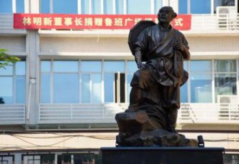 鲁班雕塑 仿铜手艺人雕塑 农村木匠雕塑