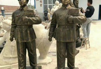 大型雷锋雕塑 步行街人物雕塑 彩绘英雄雕塑