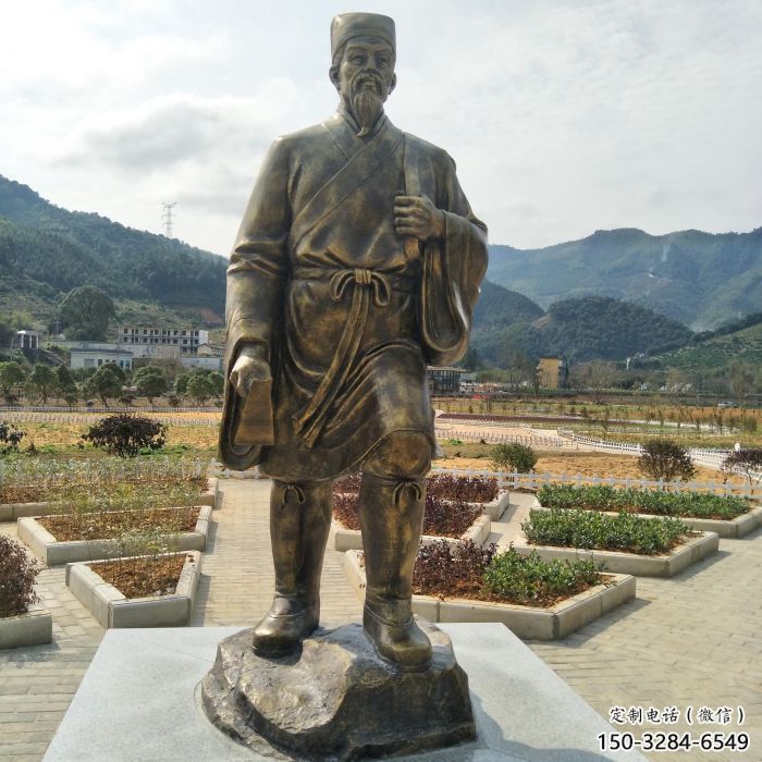 提供李时珍雕塑 仿真景观人物雕塑 烤漆名医雕塑 提供李时珍雕塑 仿真景观人物雕塑 烤漆名医雕塑