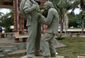 房地产孝道雕塑 景观人物雕塑 民俗文化雕塑