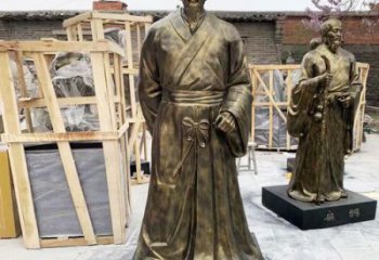 李时珍雕塑价格 景观美陈古代雕塑 喷漆名医雕塑
