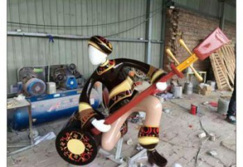 街头舞蹈雕塑厂家 步行街演员雕塑 大型跳舞雕塑
