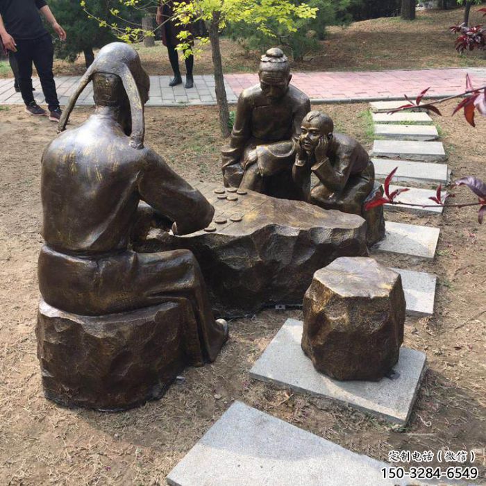 房地产下象棋雕塑制造商 现代雕塑 玻璃钢民俗雕塑 房地产下象棋雕塑制造商 现代雕塑 玻璃钢民俗雕塑