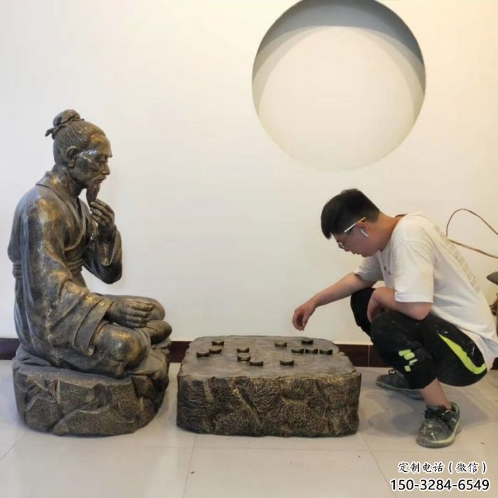 街头下象棋雕塑厂家 大型民俗雕塑 别墅区民俗雕塑 街头下象棋雕塑厂家 大型民俗雕塑 别墅区民俗雕塑