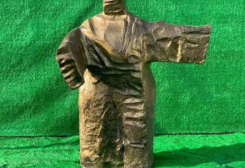 公园玻璃钢武术雕塑 户外功夫雕塑 抽象练拳雕塑