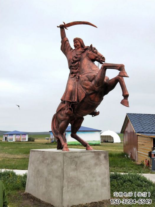 彩绘皇帝雕塑 玻璃钢古代雕塑 街头雕塑 彩绘皇帝雕塑 玻璃钢古代雕塑 街头雕塑