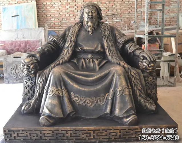 皇帝雕塑 烤漆大型古代雕塑 人物玻璃钢雕塑 皇帝雕塑 烤漆大型古代雕塑 人物玻璃钢雕塑