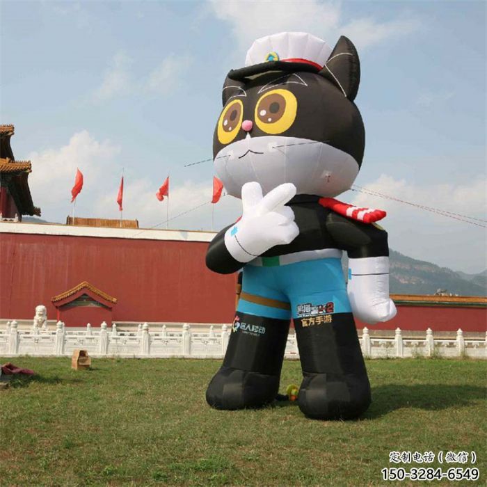 创意黑猫警长雕塑厂家 彩绘卡通雕塑 公园雕塑 创意黑猫警长雕塑厂家 彩绘卡通雕塑 公园雕塑