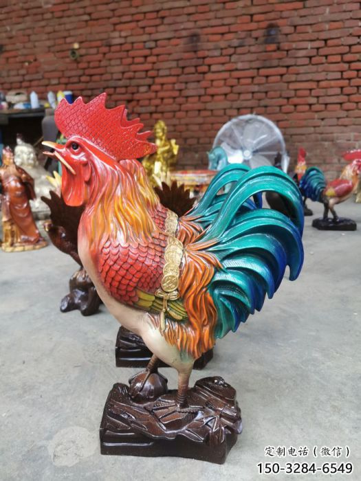 彩绘小鸡雕塑,仿真主题,公园广场动物 彩绘小鸡雕塑,仿真主题,公园广场动物