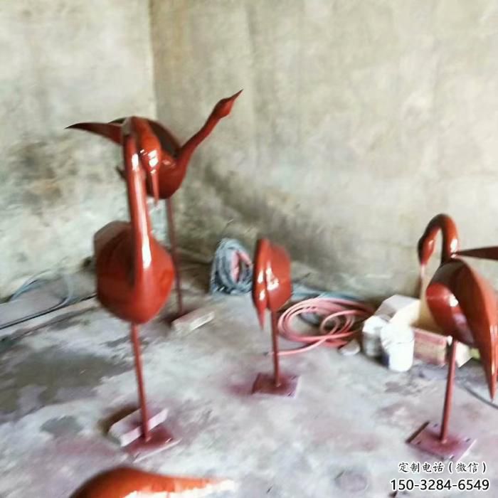 庭院鸟类雕塑,动物主题,镀铜工艺 庭院鸟类雕塑,动物主题,镀铜工艺
