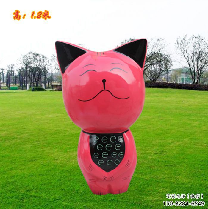 公园小猫雕塑厂家,景观题材,抽象工艺 公园小猫雕塑厂家,景观题材,抽象工艺