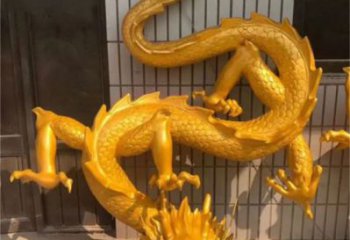 仿真龙头雕塑厂家，公园动物雕塑，房地产售楼处摆件
