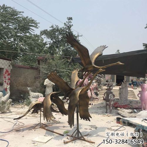 承接大雁雕塑 广场近代雕塑 门口小品 承接大雁雕塑 广场近代雕塑 门口小品