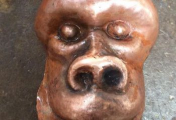 校园猩猩雕塑厂家，动物题材，仿古工艺