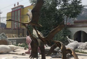 店门口大雁雕塑厂家 创意景观雕塑 仿真摆件