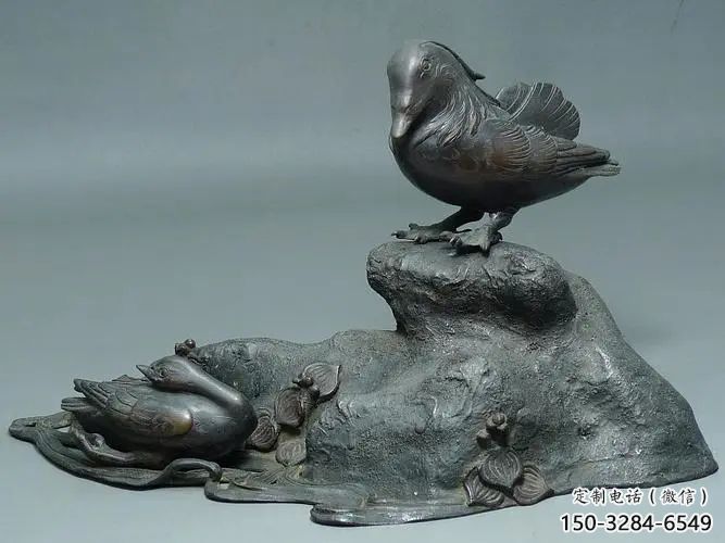广场鸳鸯雕塑厂家 公园仿真雕塑 抽象摆件 广场鸳鸯雕塑厂家 公园仿真雕塑 抽象摆件