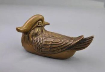 仿真鸳鸯雕塑价格 店门口园林雕塑 动物小品