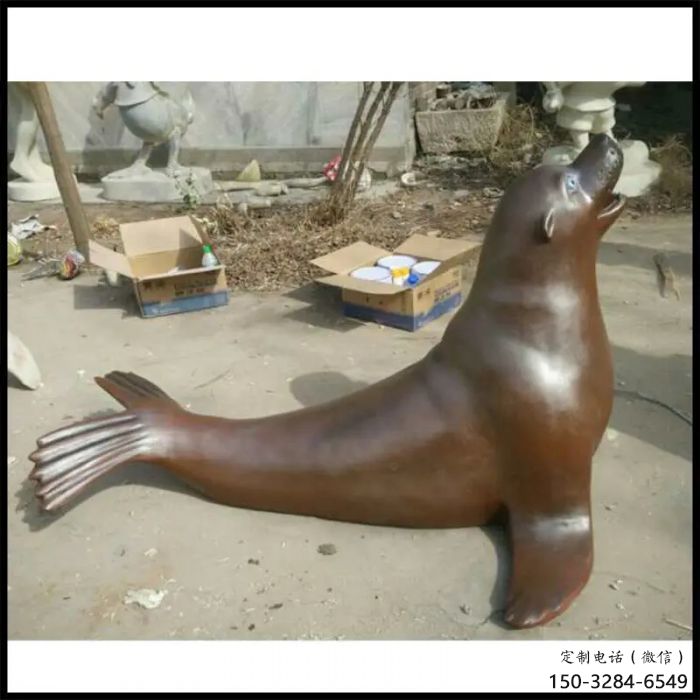 创意海豹雕塑厂家 步行街店门口雕塑 影视剧小品 创意海豹雕塑厂家 步行街店门口雕塑 影视剧小品
