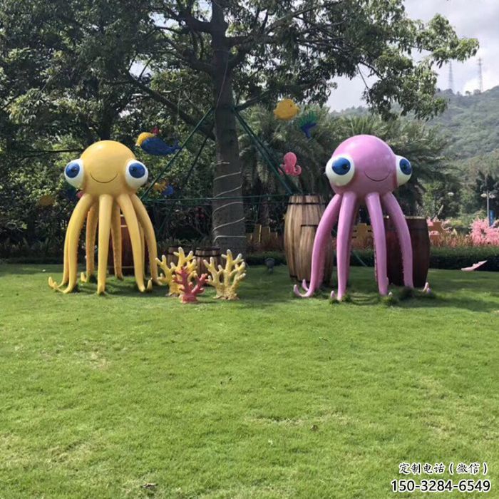 房地产乌贼雕塑厂家,仿古动漫雕塑,彩绘工艺制造 房地产乌贼雕塑厂家,仿古动漫雕塑,彩绘工艺制造