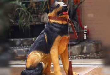 彩绘哈巴狗雕塑厂家 仿真犬类雕塑 步行街摆件