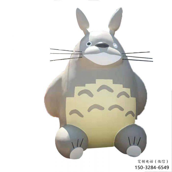 动漫卡通龙猫雕塑,彩绘雕塑,喷漆工艺 动漫卡通龙猫雕塑,彩绘雕塑,喷漆工艺