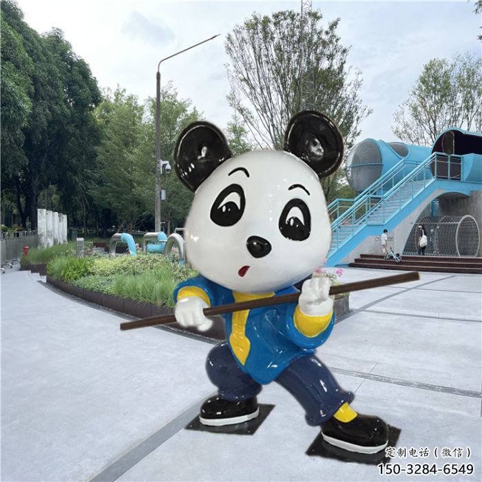 房地产龙猫雕塑，仿古动漫雕塑，彩绘工艺制造