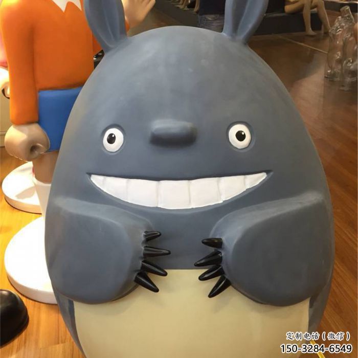 庭院龙猫雕塑,动漫美陈雕塑,卡通形式 庭院龙猫雕塑,动漫美陈雕塑,卡通形式