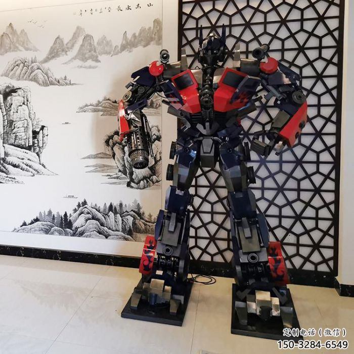 动漫城擎天柱雕塑 动漫城擎天柱雕塑