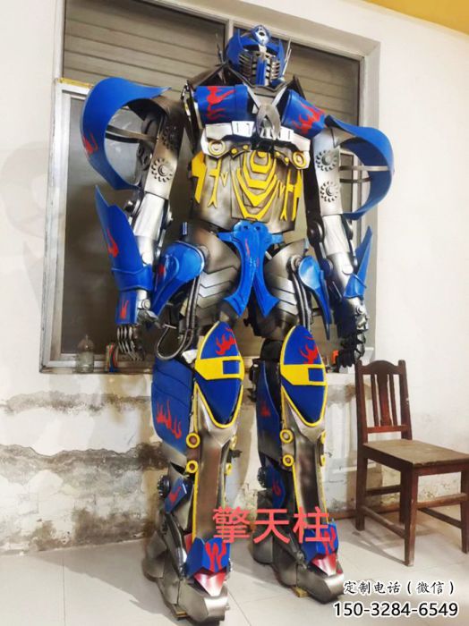 可穿戴机甲擎天柱雕塑 可穿戴机甲擎天柱雕塑