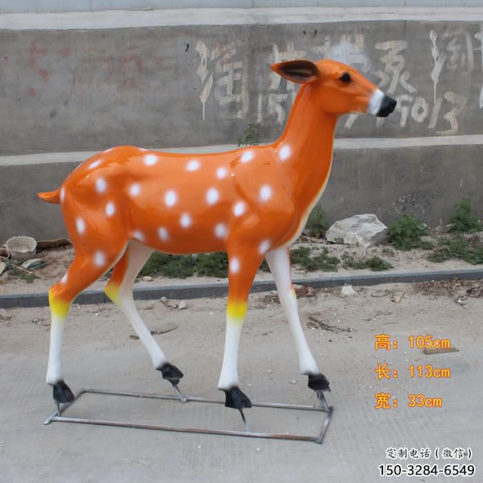 广场小鹿雕塑,彩绘工艺,玻璃钢动物雕塑厂家 广场小鹿雕塑,彩绘工艺,玻璃钢动物雕塑厂家