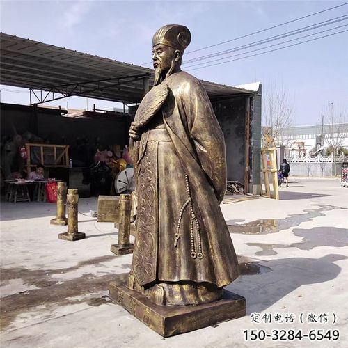 仿铜诸葛亮雕塑