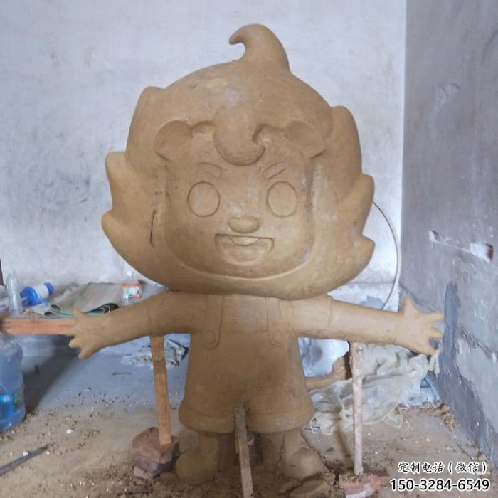 玻璃钢卡通狮子雕塑磨具