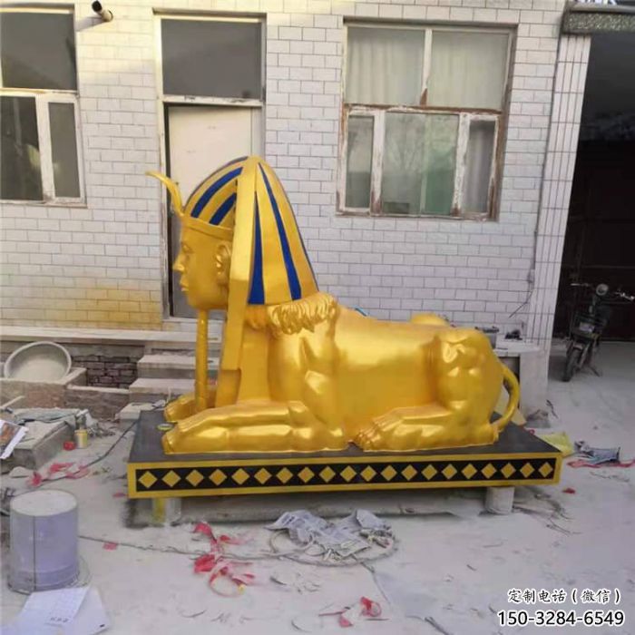 大型狮子雕塑常用，户外摆放，狮子人兽雕塑展示