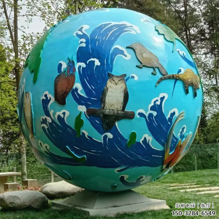 地球雕塑点击，中式工艺，不锈钢地球雕塑生产商