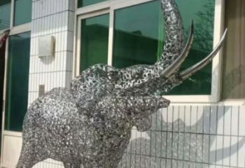 大象雕塑通用，街头雕塑，镂空大象雕塑标准