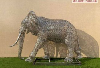 大象雕塑选定，景观雕塑，景观镂空大象雕塑生产商