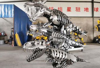 公园机器人雕塑