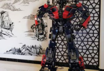 动漫城擎天柱雕塑