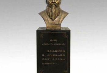 扁鹊人头像雕塑