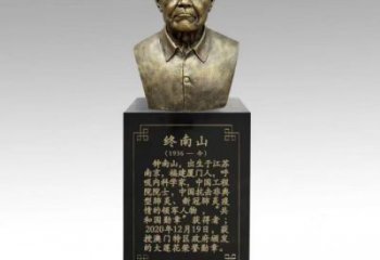 钟南山人头像雕塑