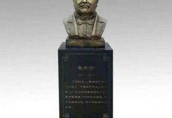 詹天佑人头像雕塑