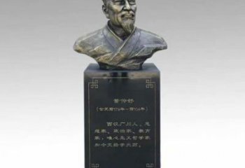 董仲舒人头像雕塑