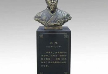 宋慈人头像雕塑