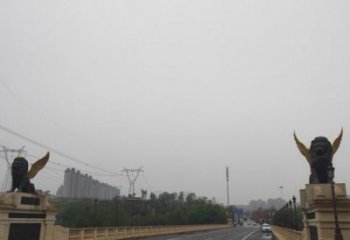 城市狮子雕塑常用，景观小品，大型飞狮雕塑生产商