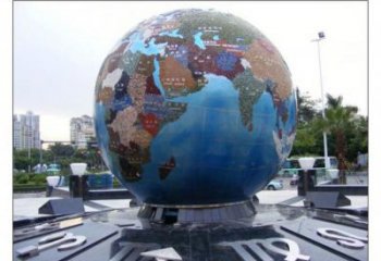 地球雕塑精选，广场系列，不锈钢地球雕塑厂家